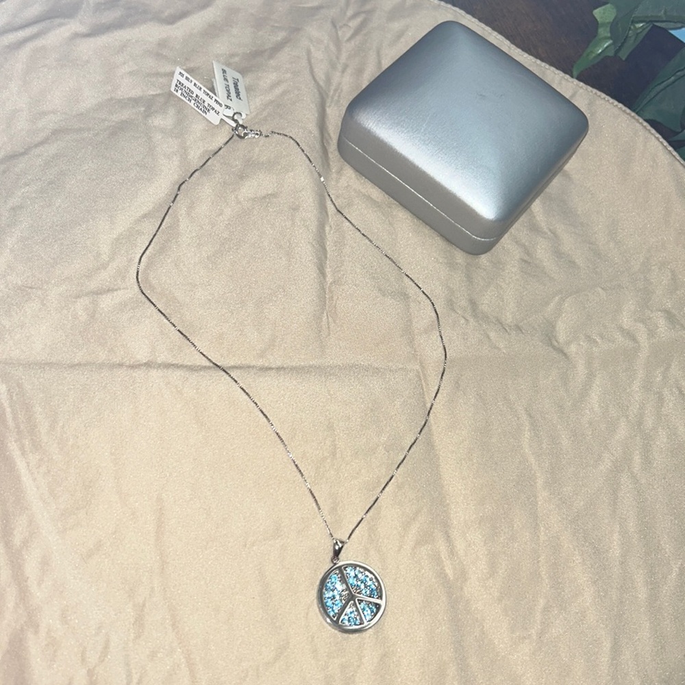 Sterling, silver necklace